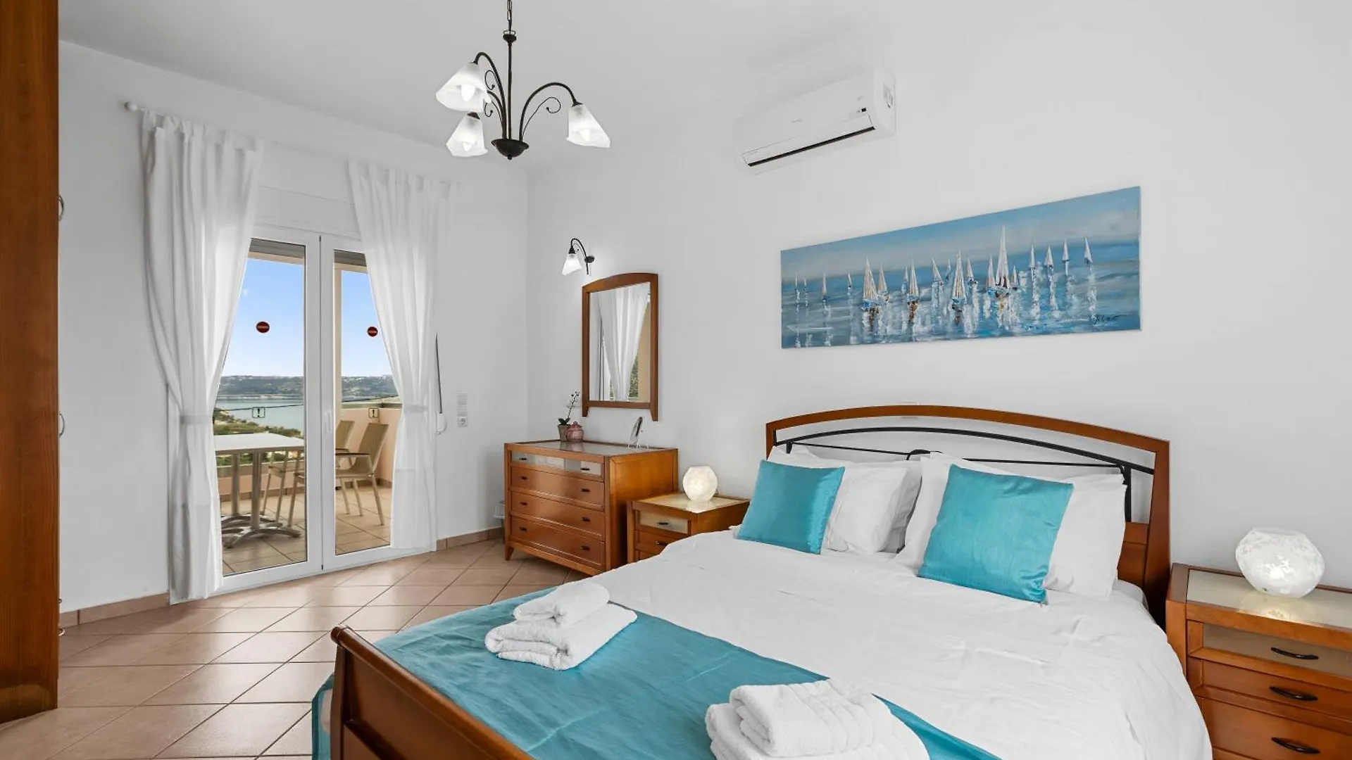 Sea View Villa Stelios With Private Pool Near The Beach Kalyves