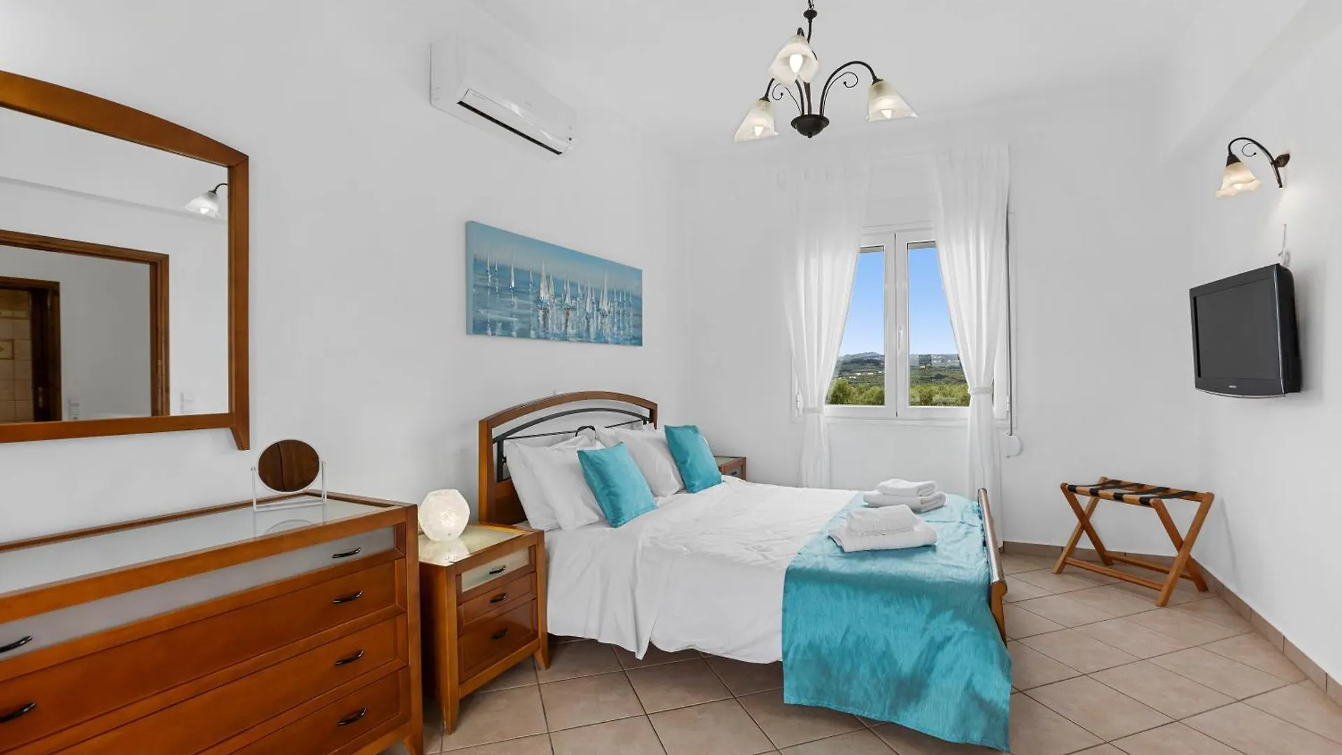 Sea View Villa Stelios With Private Pool Near The Beach Kalyves