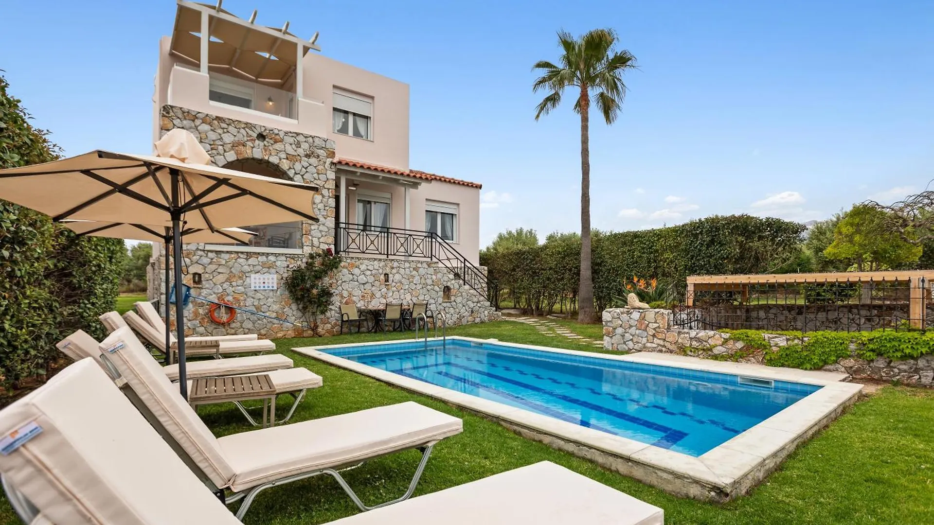 Sea View Villa Stelios With Private Pool Near The Beach Kalyves